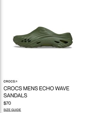 Echo Wave Crocs Men's 11